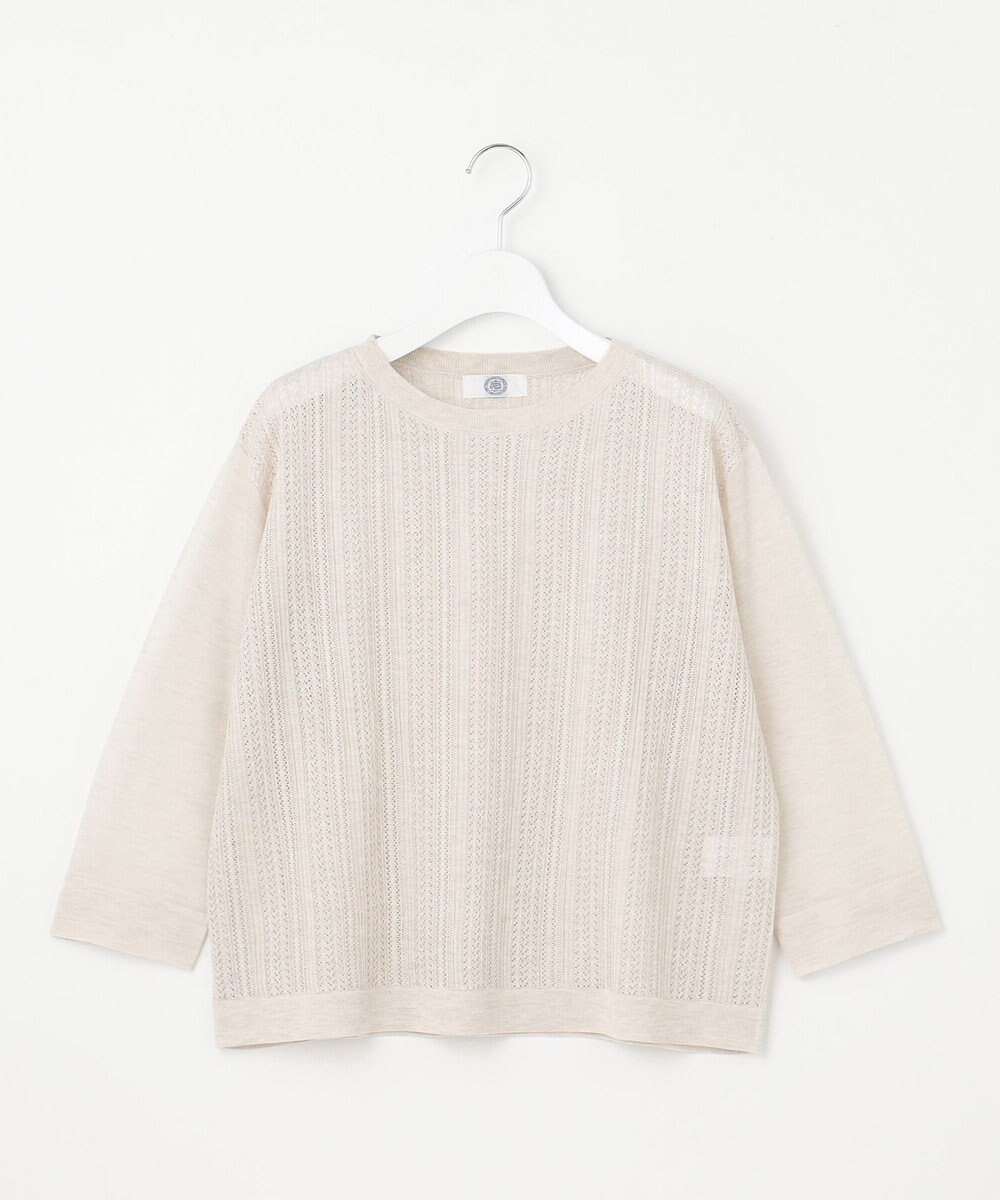 J.PRESS LADIES L 【WEB限定カラーあり・洗える】Vis/Peスパーク シアー ニット 