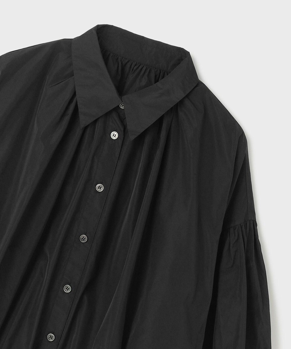 GRACE CONTINENTAL タフタギャザーシャツ 
