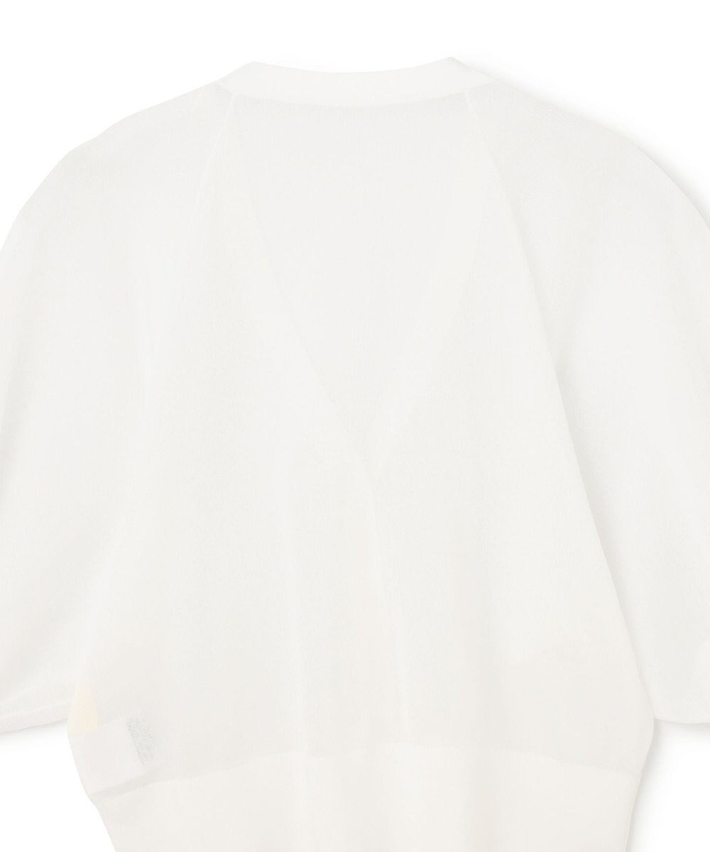 GRACE CONTINENTAL ラメシアードルマンニットカーディガン 