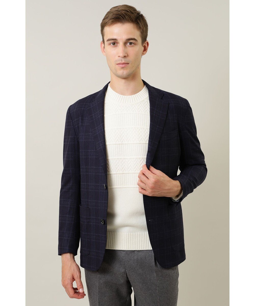 DAKS フランネルチェックジャケット 