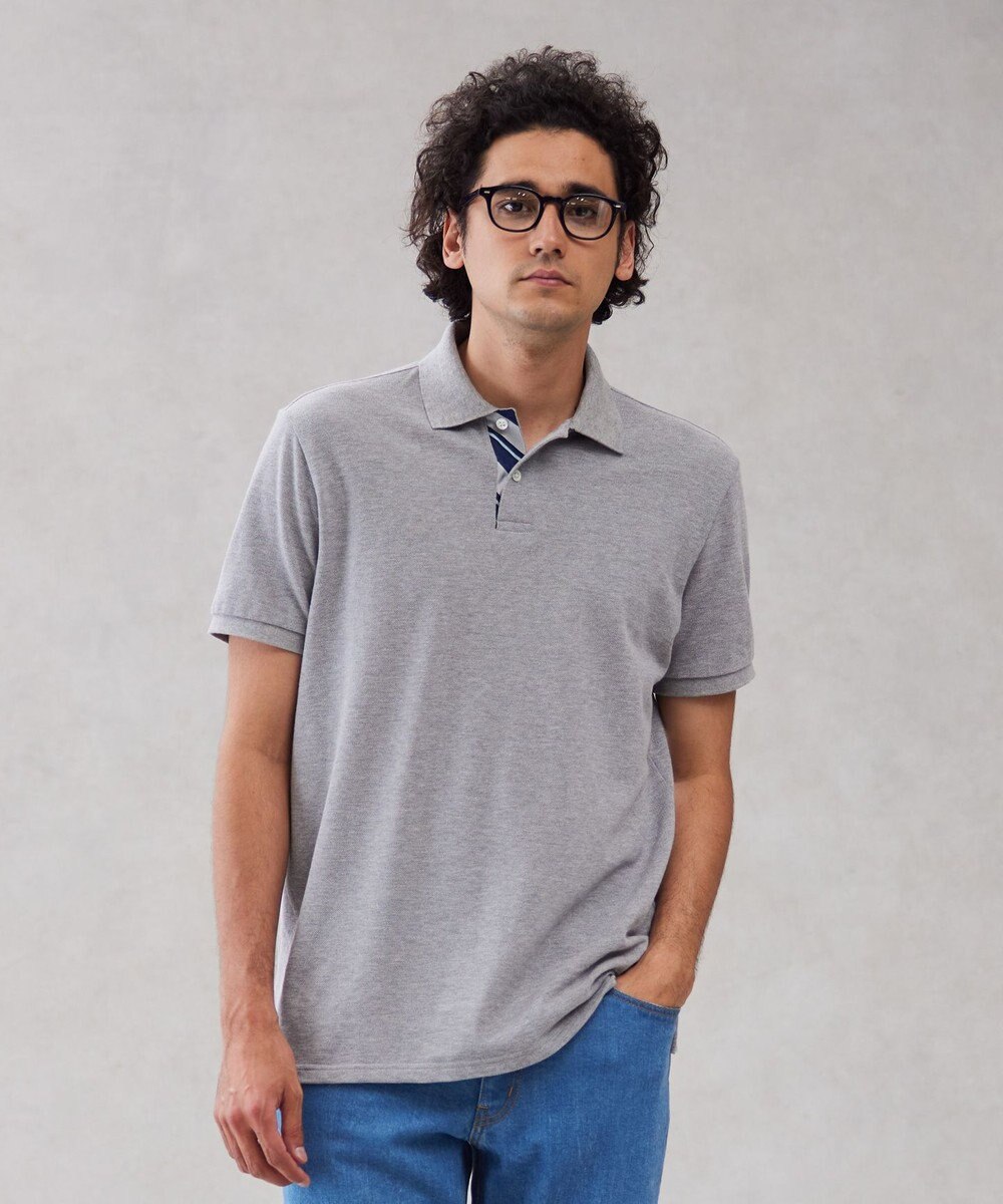 J.PRESS MEN レジメンタル ポロシャツ 