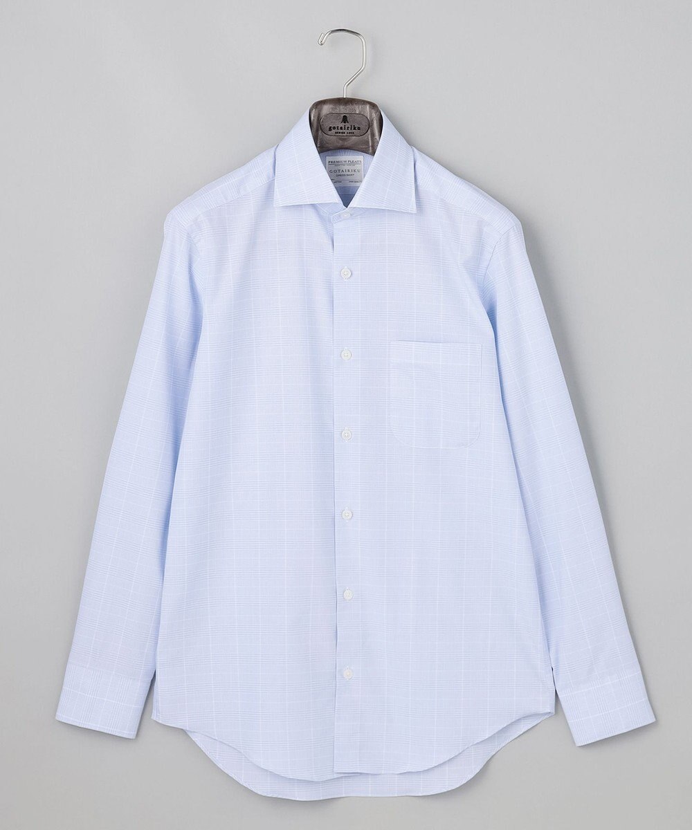 GOTAIRIKU 【形態安定】PREMIUMPLEATS_ワイドカラー _通年ドレスシャツ(26年春夏限定色) 