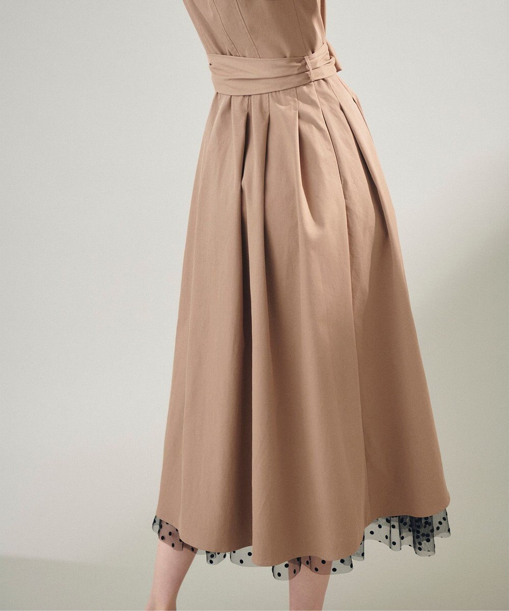 GRACE CONTINENTAL ジップディテールワンピース 