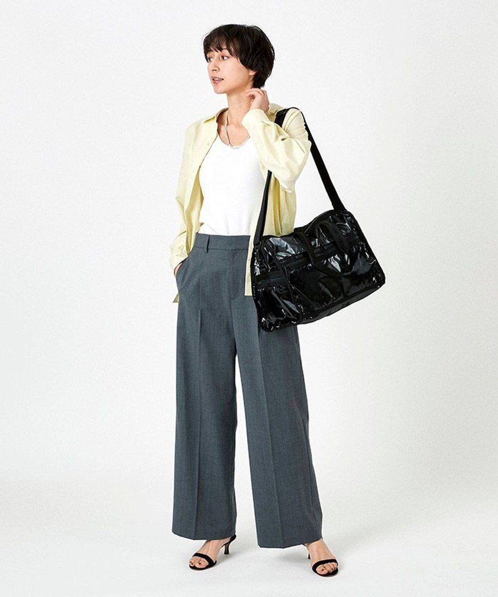 LeSportsac DELUXE MED WEEKENDER/ブラックシャイン 