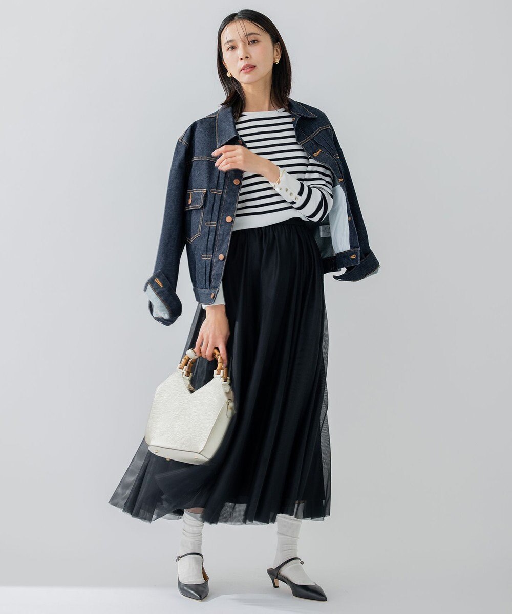 23区 S 【WEB限定/洗える】エアリーチュール スカート 