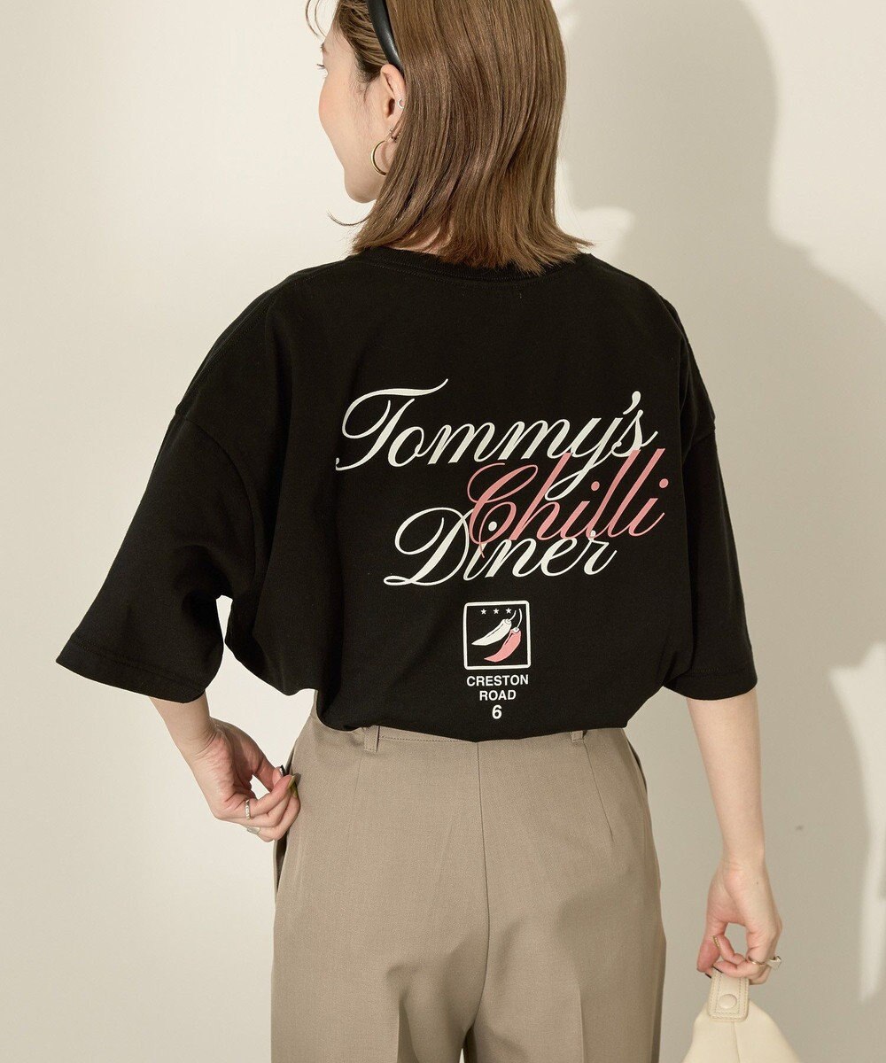 AMERICAN HOLIC バックロゴプリントTシャツ 