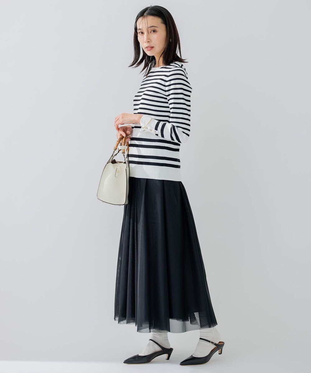 23区 【WEB限定/洗える】エアリーチュール スカート 