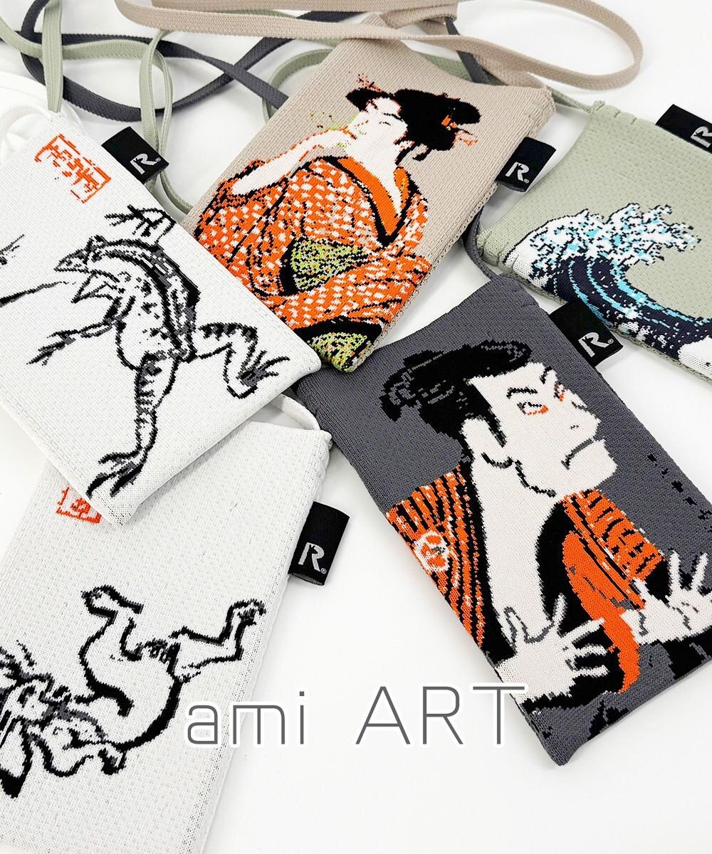 ROOTOTE 8555【持ち歩くアート】RO.サコッシュ.アミ.アート-B 