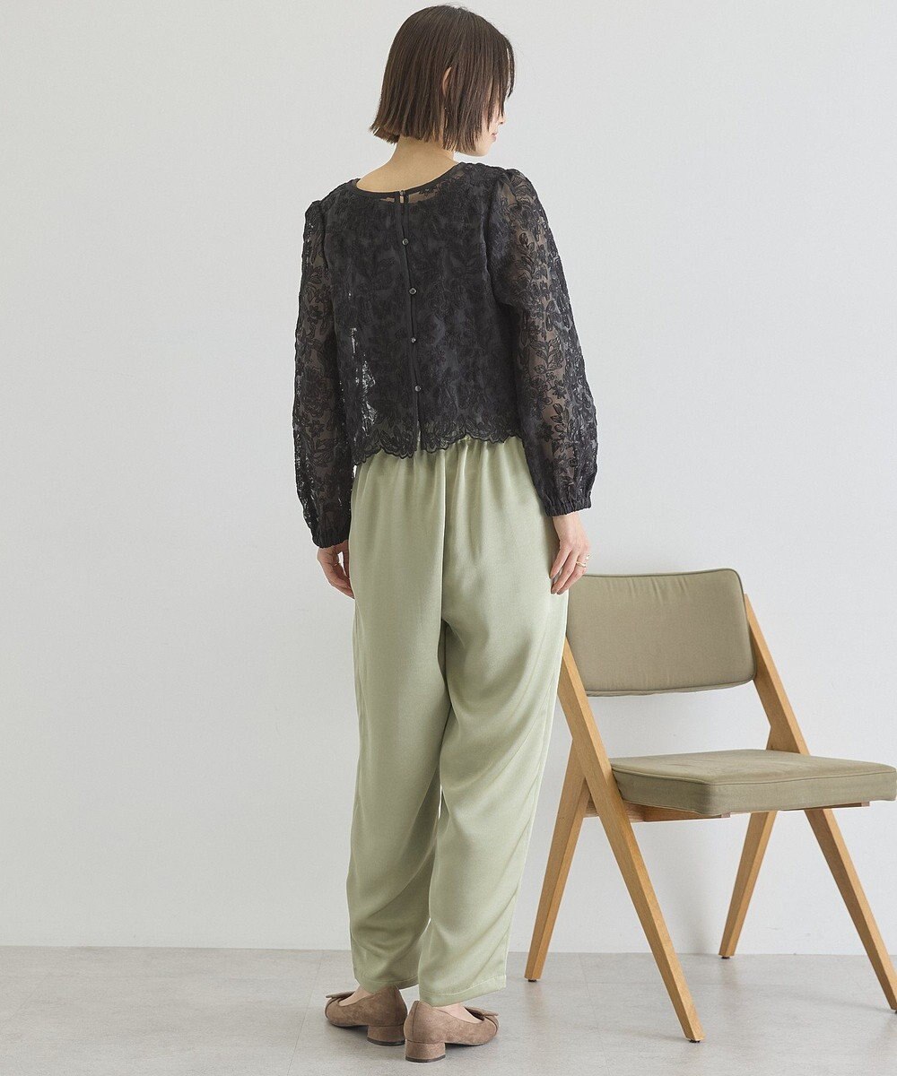 AMERICAN HOLIC 【前後2WAY】シアーレースブラウス 