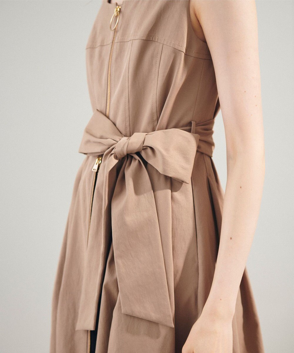 GRACE CONTINENTAL ジップディテールワンピース 