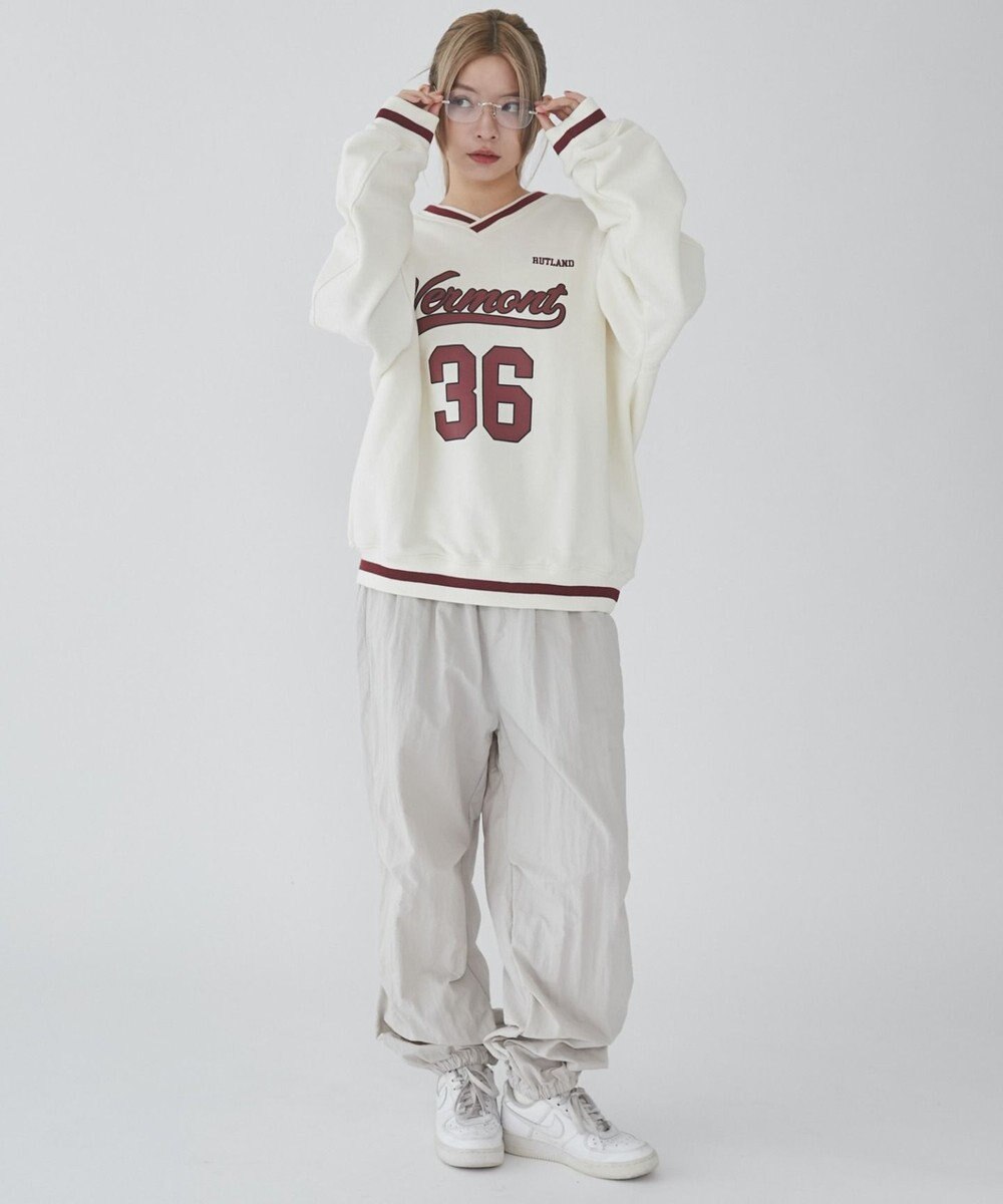 WEGO 【ユニセックス着用ITEM】ナンバリングプルオーバー 