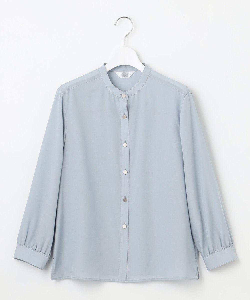 J.PRESS LADIES L 【洗える】テトロンレーヨンマンスローン ブラウス 