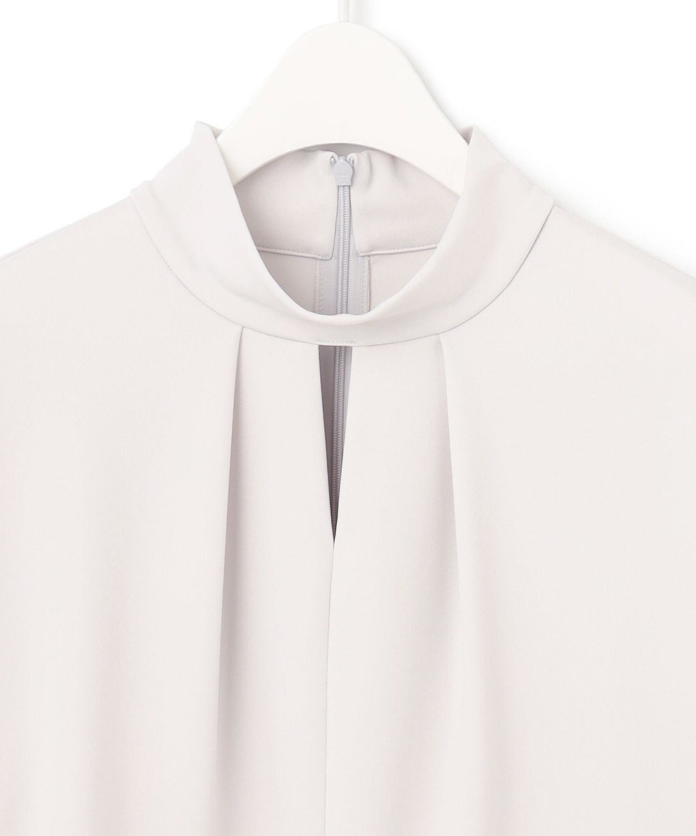 ICB L 【洗える】シャイニースムース ハイネックカットソー 