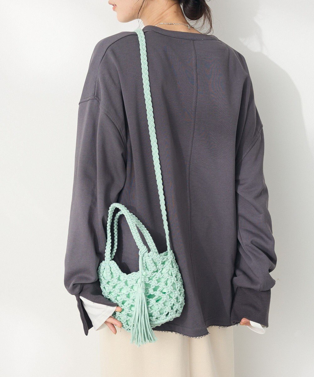 CRAFT STANDARD BOUTIQUE 別注/maison vert マクラメ手編みショルダーバッグ 
