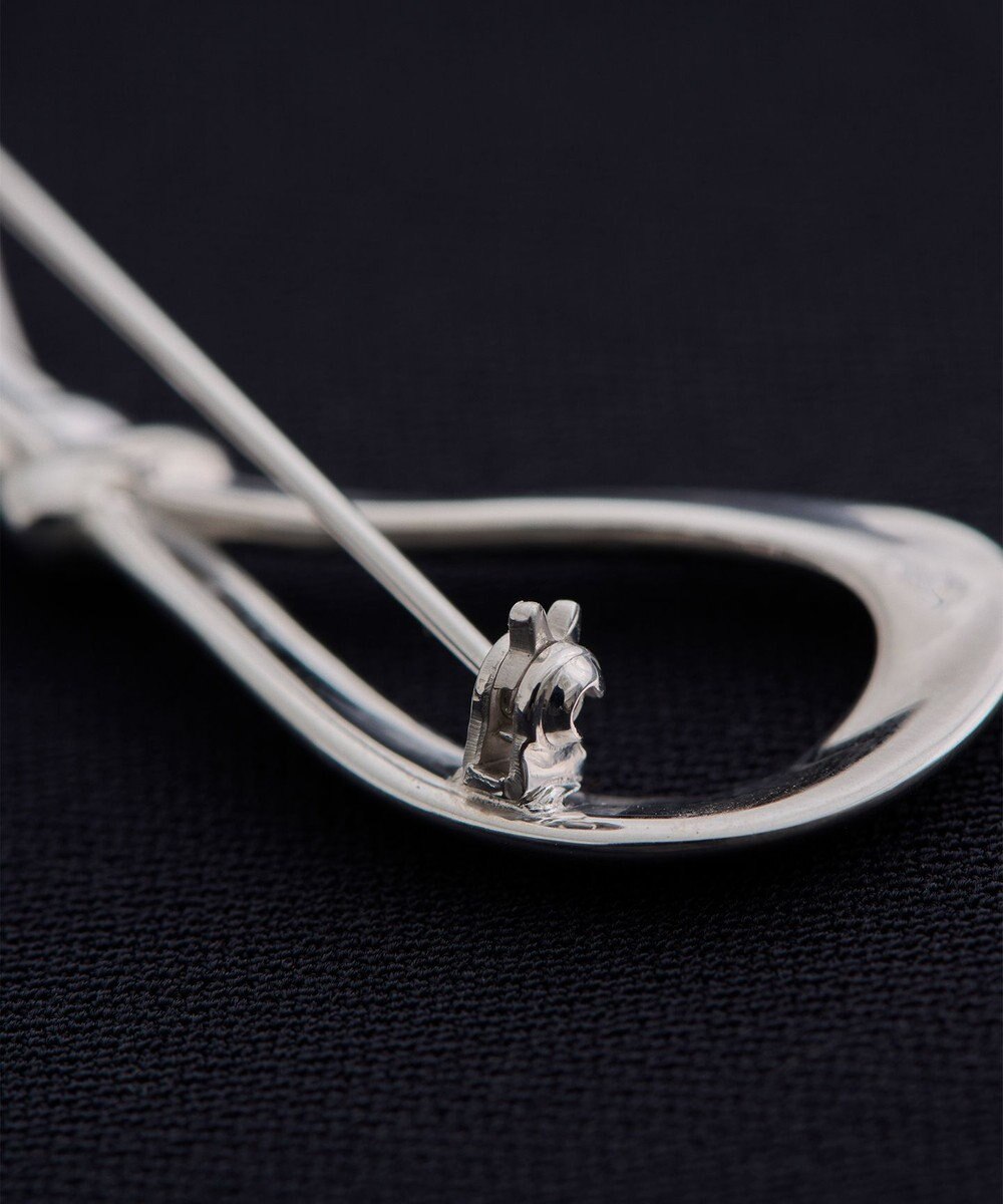 #Newans 【セレモニーにも】シングルリボンブローチ 