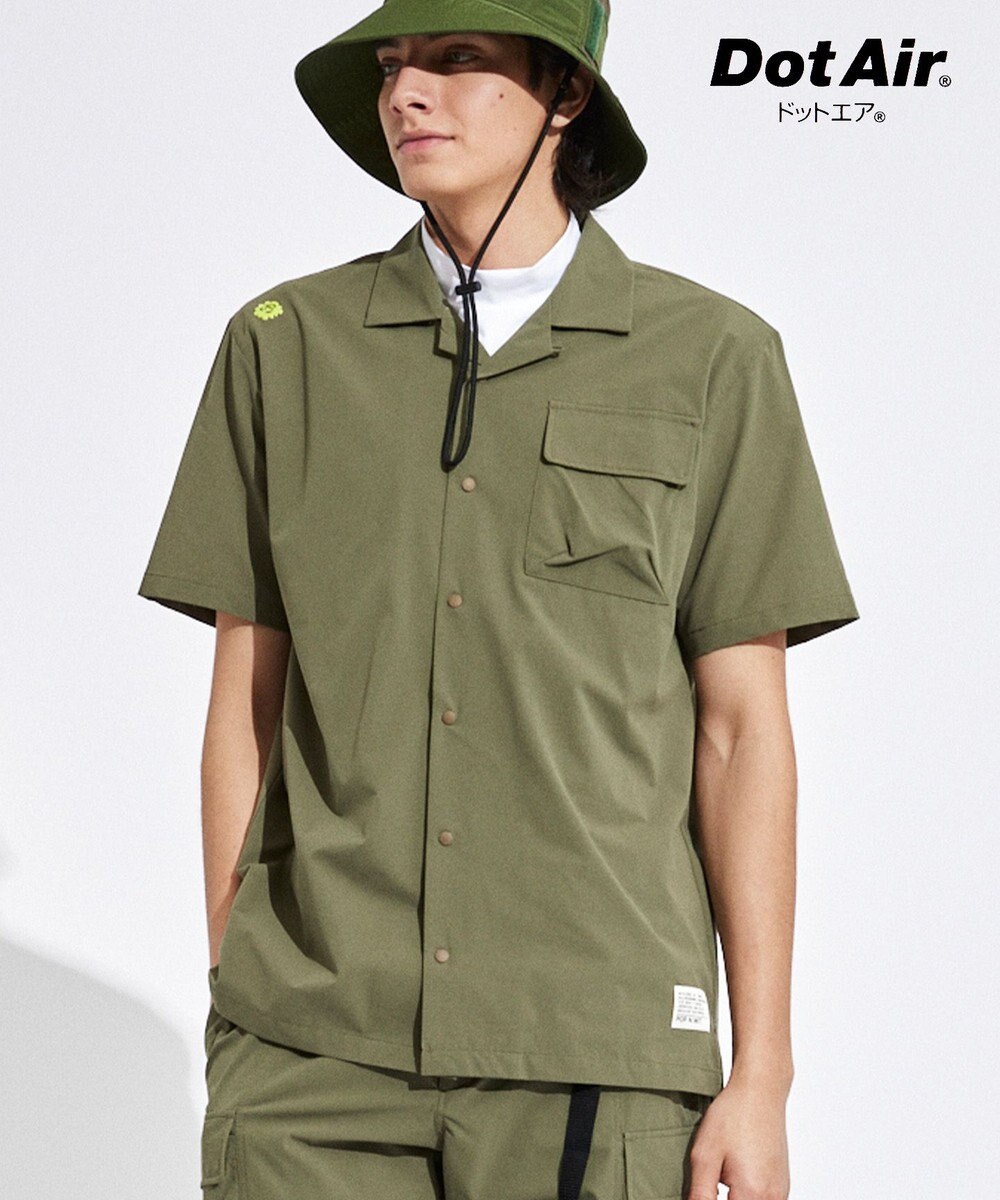 PW CIRCULUS 【高通気 / 軽撥水 / 軽量のDotAir 使用】【MEN】開襟シャツ 