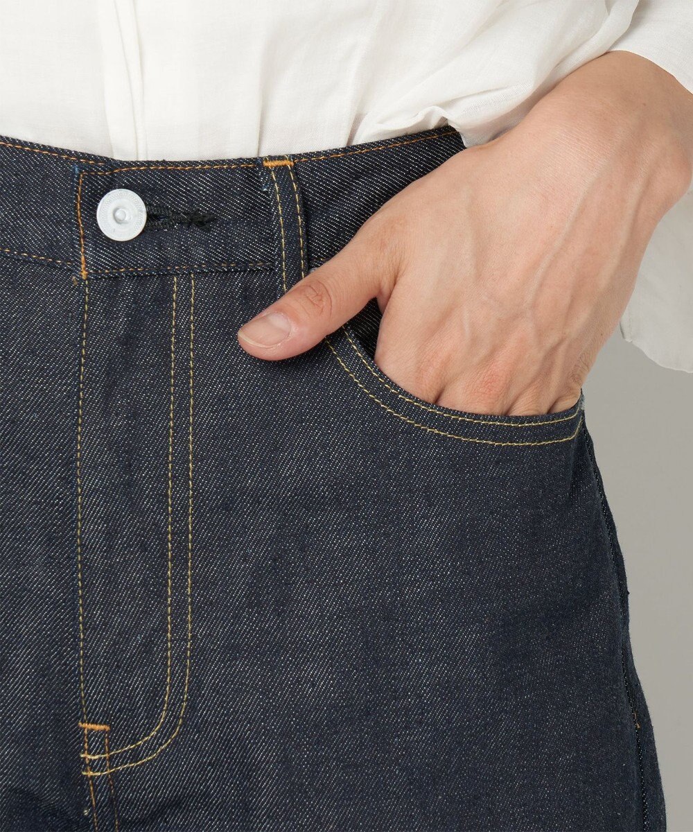 woadblue ＜坪田あさみさんコラボ＞ワイドテーパード  デニムパンツ 