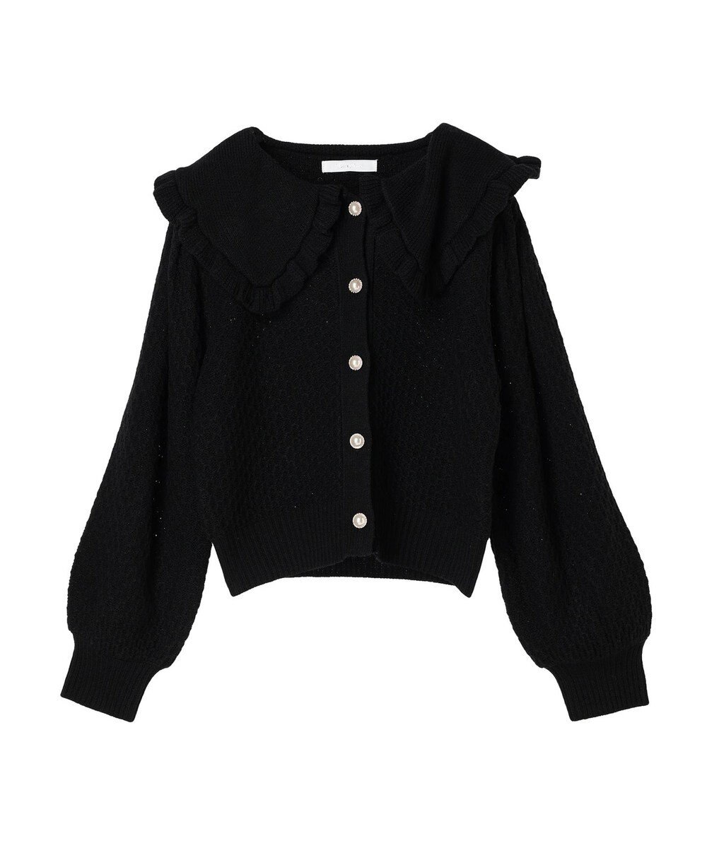 Green Parks ・Ｐｅｔｉｔ　Ｆｌｅｕｒ　ビッグカラーニットカーデ 