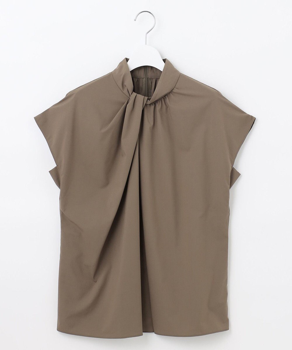 自由区 L 【洗える】ストレッチタイプライター ブラウス 