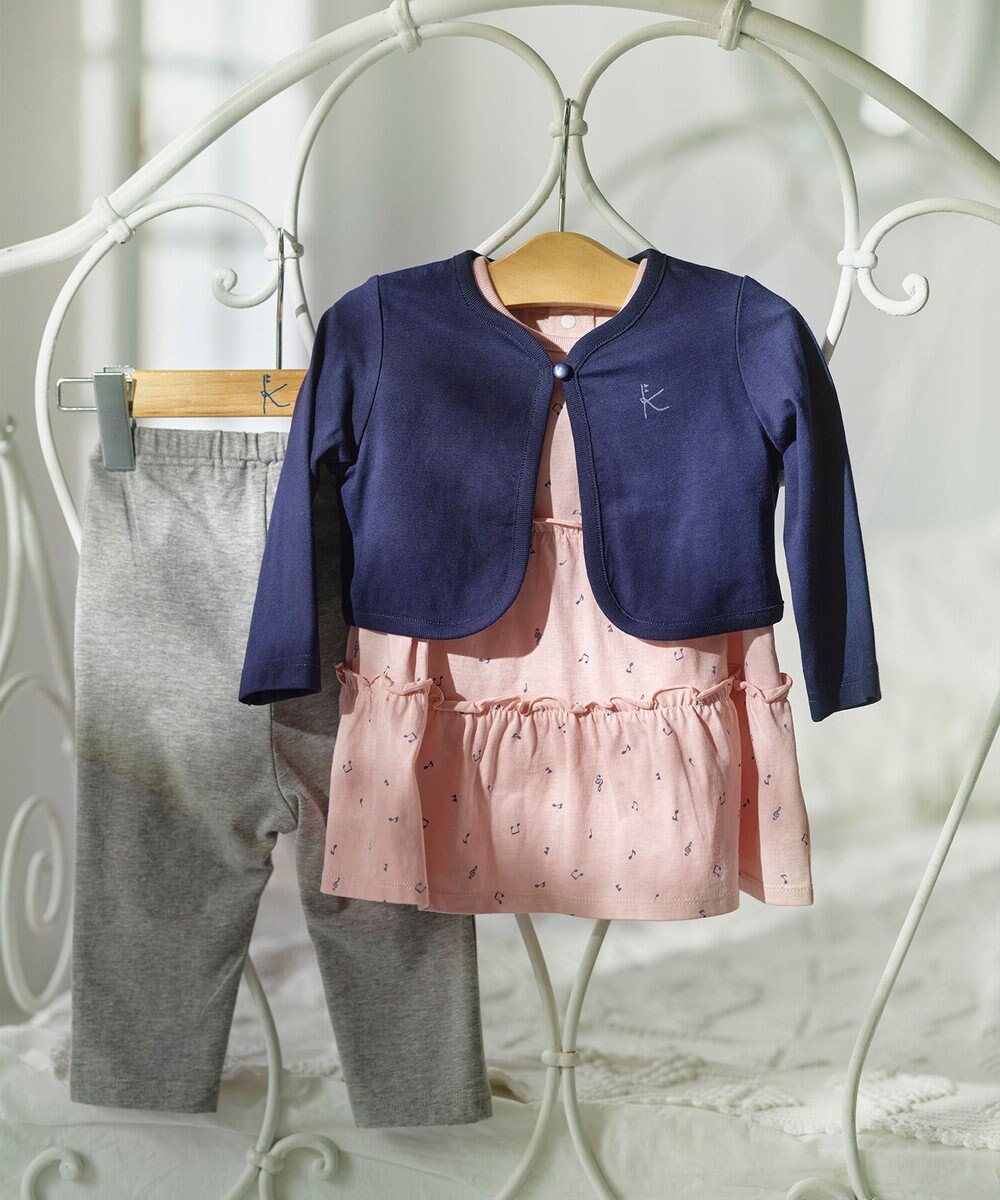 組曲 KIDS 【80-90㎝】 ギフトボックス　シンフォニー ワンピースセット 