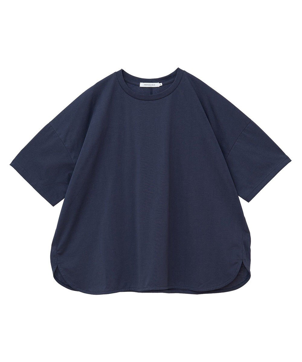 AMERICAN HOLIC バックフリルラウンドカットプルオーバー 