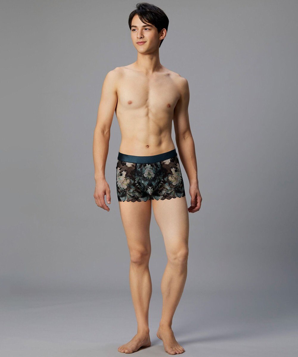 WACOAL MEN WACOAL MEN ボクサーパンツ 【レースボクサー】 フロント快適グラマラス 通気性 前閉じ 下着 メンズ WT3827 /ワコールメン 