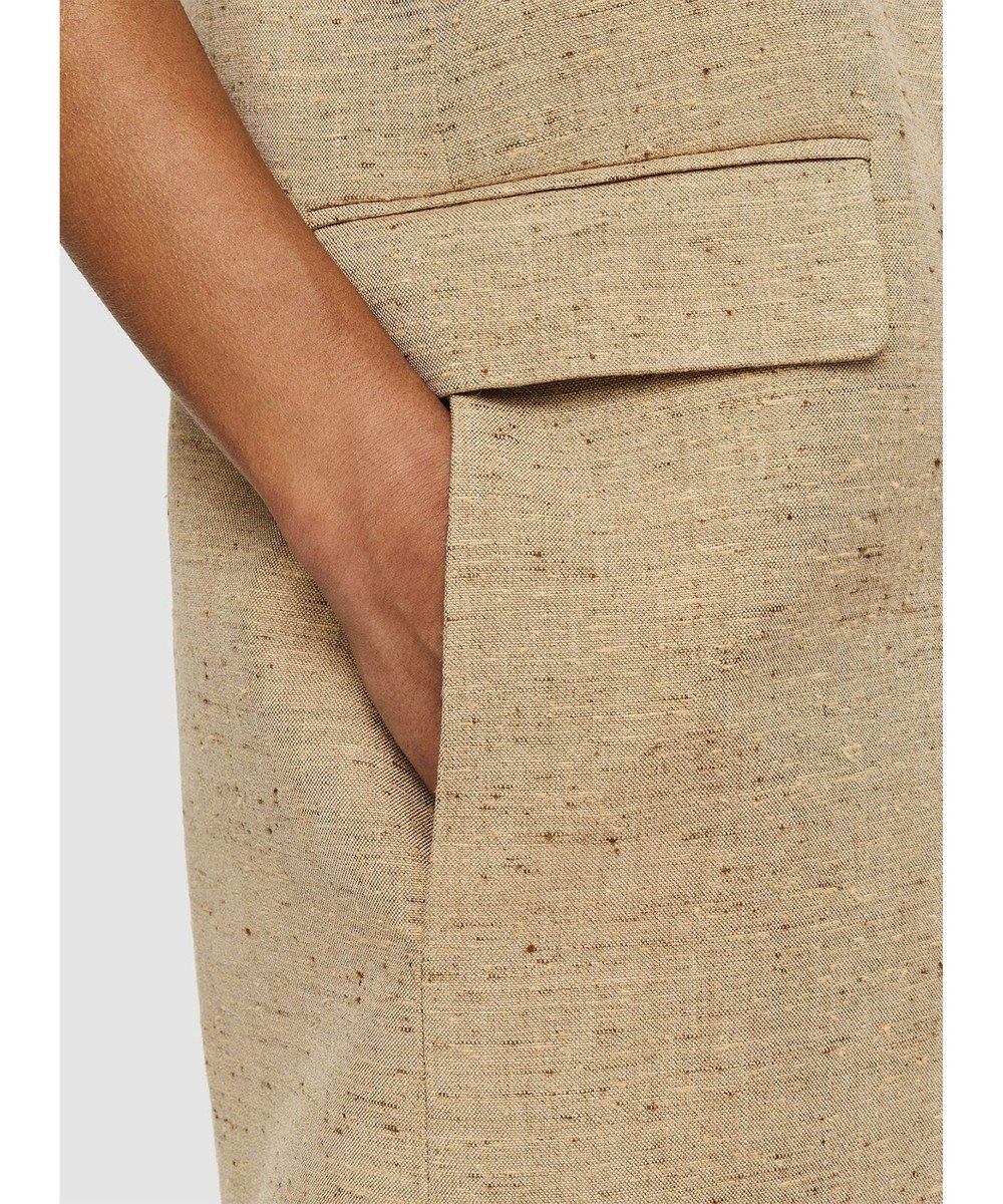 JOSEPH スペックルシルクリネン　ダブルブレステッドジレ 