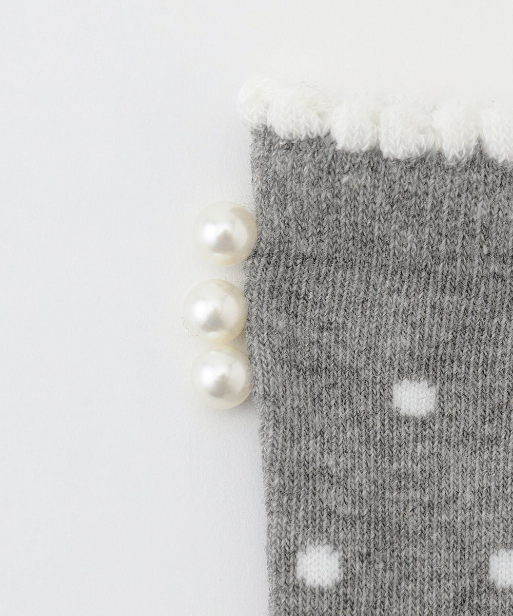 ANY KIDS ハイソックス（ドット&パール） 