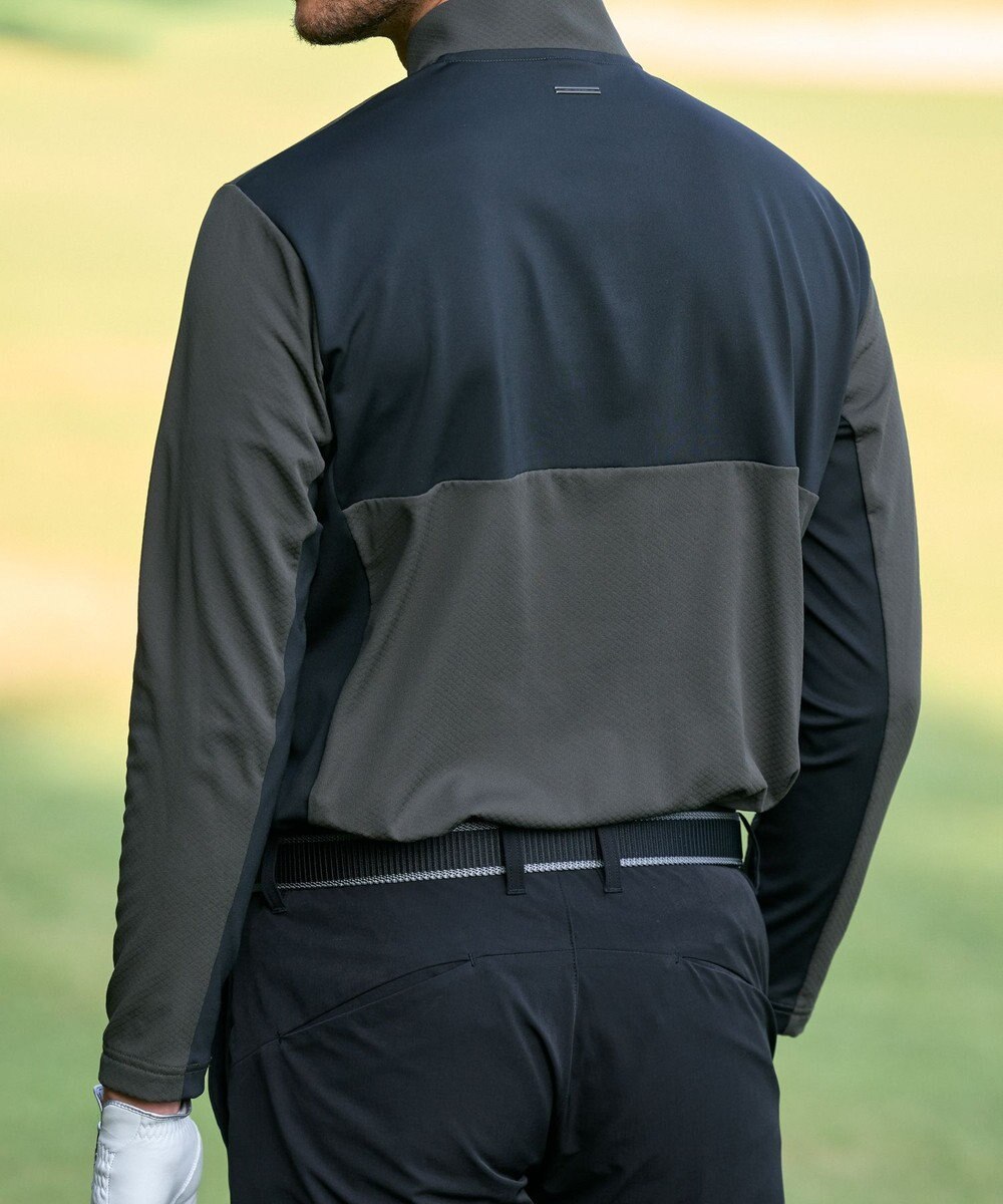 ZERO HALLIBURTON 【ストレッチ・UVカット】 Octa ハイブリッド ハーフジップモックネックトップス ZHG-M5A8 85125 