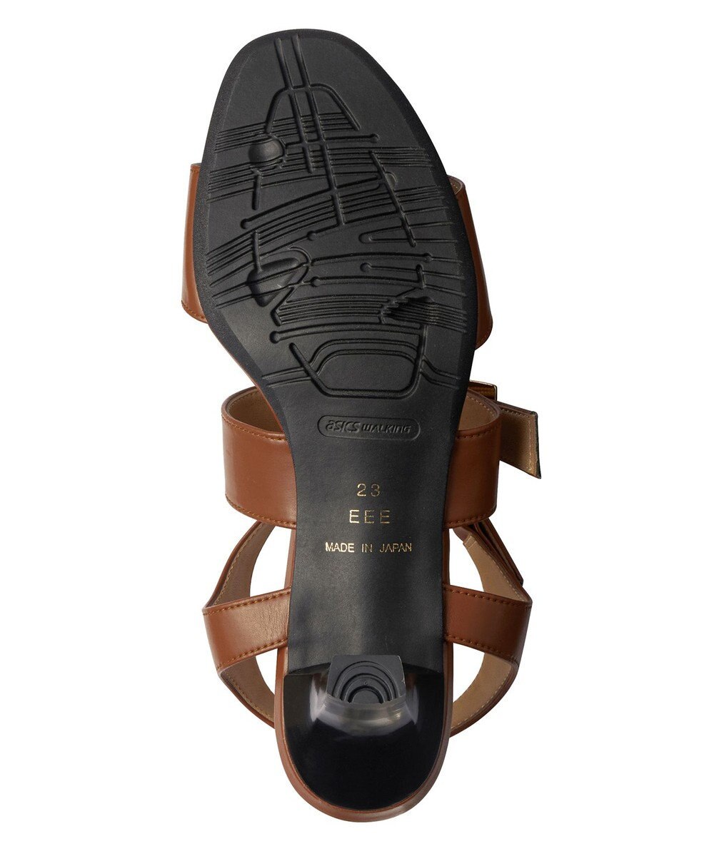 ASICS WALKING ペダラ ヒールサンダル 3E 5.0cmヒール 