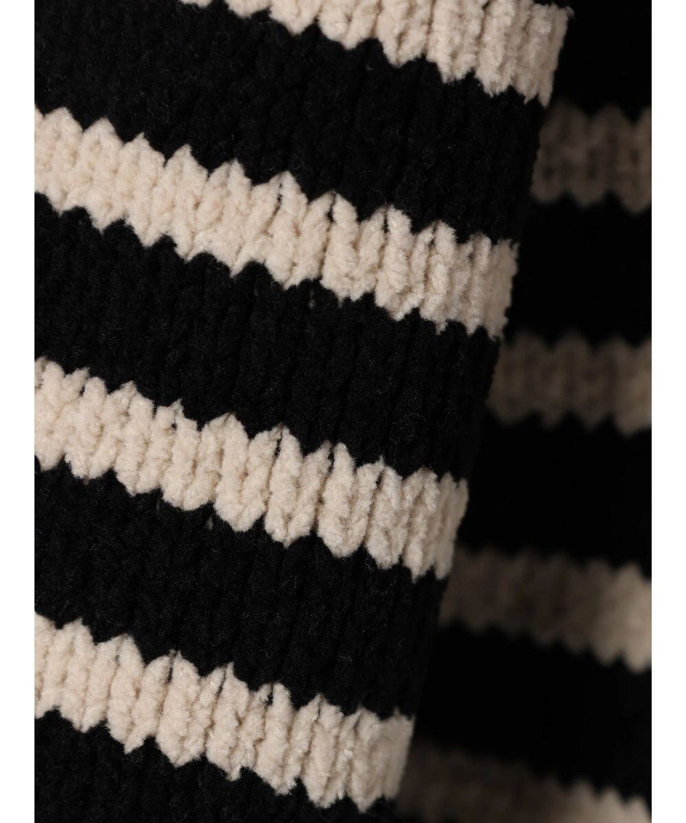 CRAFT STANDARD BOUTIQUE 洗えるモールニットボーダープルオーバー 