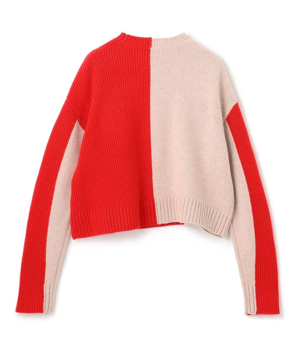 BEIGE， LAURIERS / ウールカシミヤバイカラーニット 