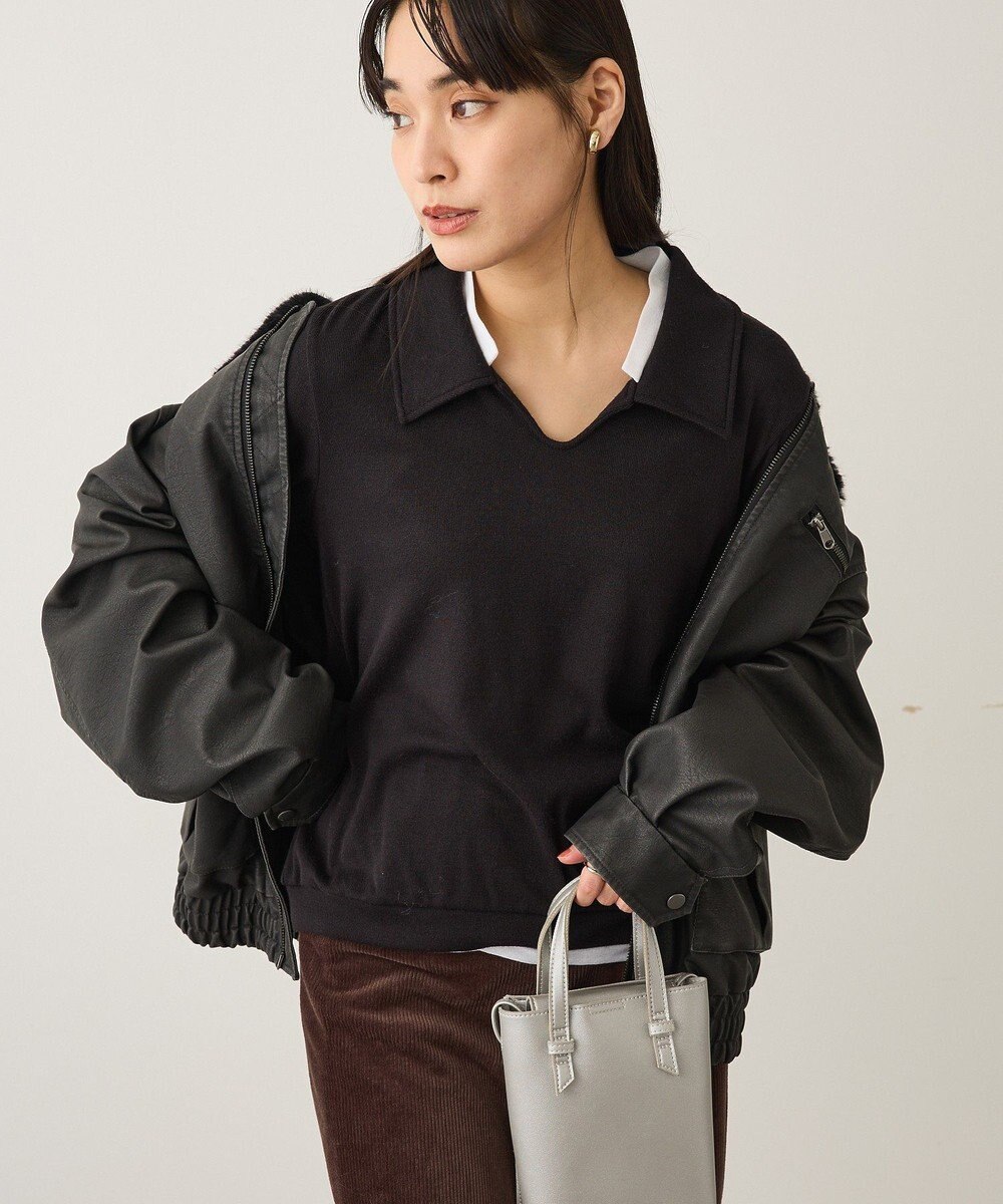 CRAFT STANDARD BOUTIQUE レイヤード風プルオーバー 