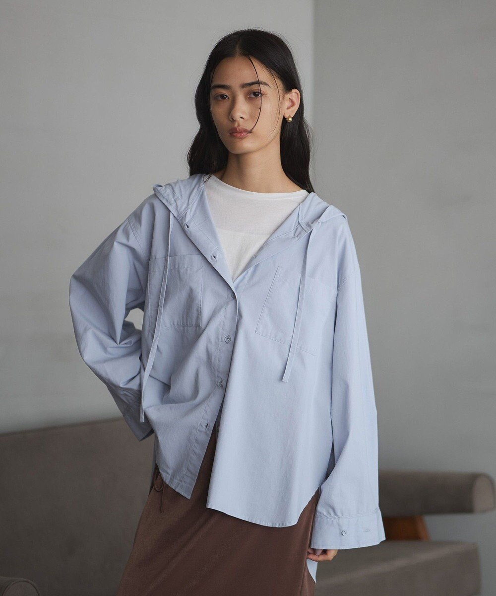 CRAFT STANDARD BOUTIQUE フーディーオーバーサイズシャツ 