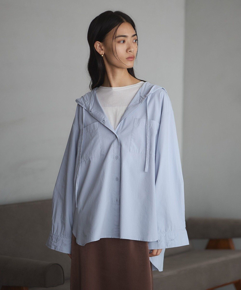 CRAFT STANDARD BOUTIQUE フーディーオーバーサイズシャツ 