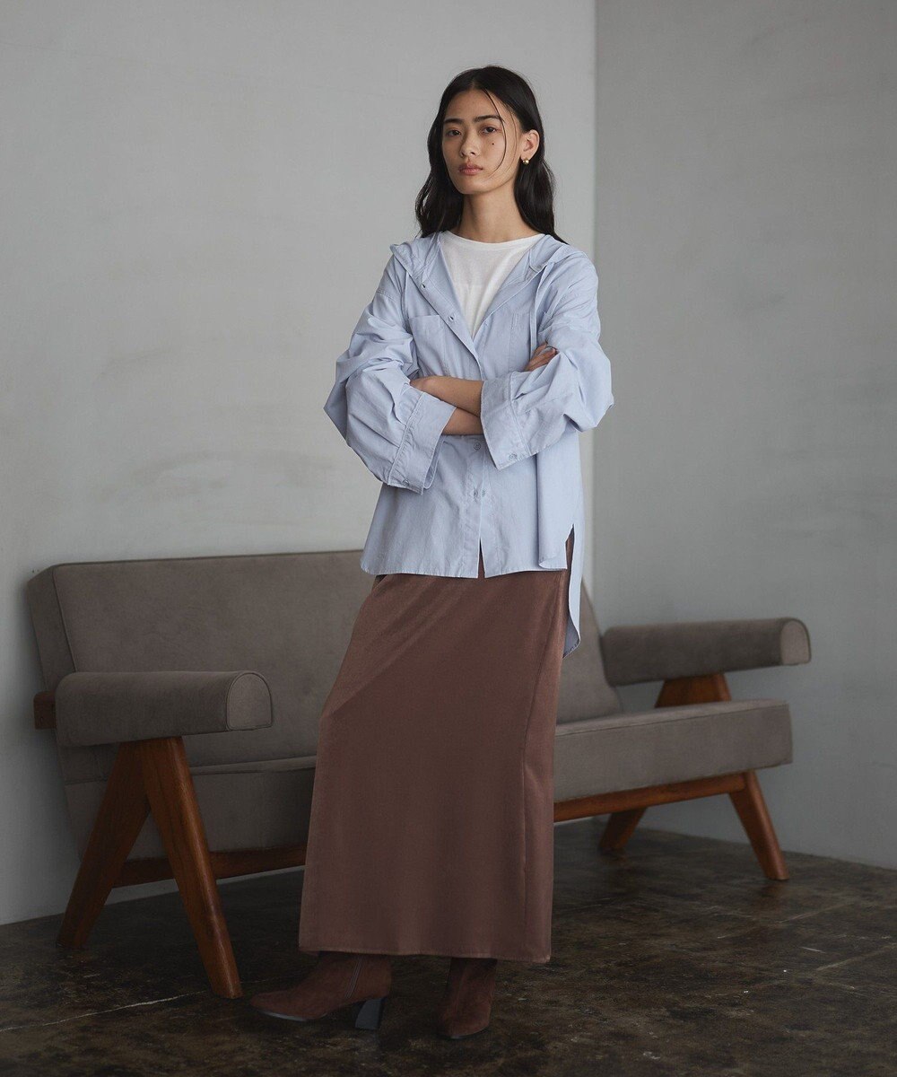 CRAFT STANDARD BOUTIQUE フーディーオーバーサイズシャツ 