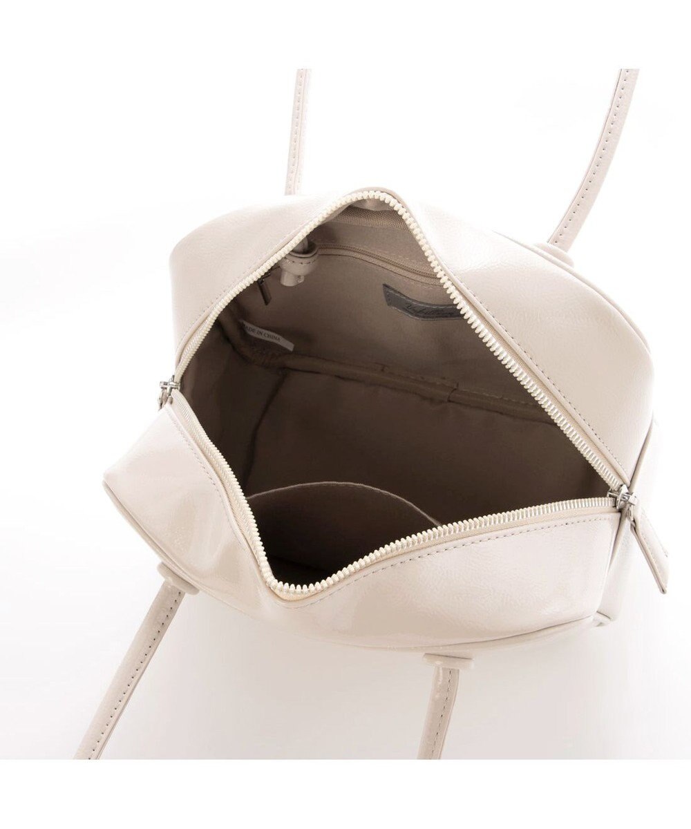 UNBILLION カシュカシュ cachecache / エナメル調中型ボストン 