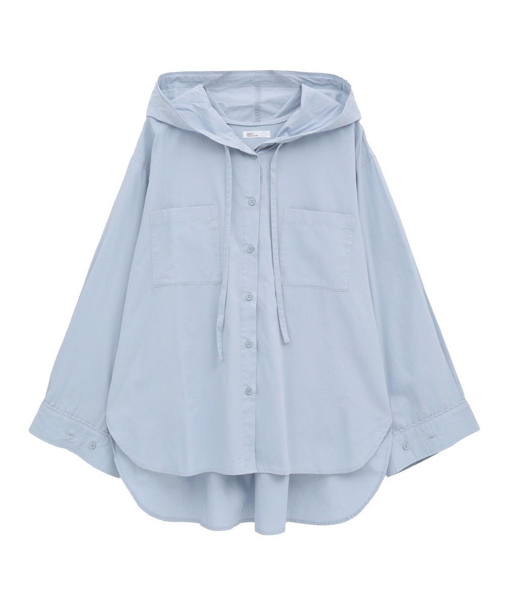 CRAFT STANDARD BOUTIQUE フーディーオーバーサイズシャツ 