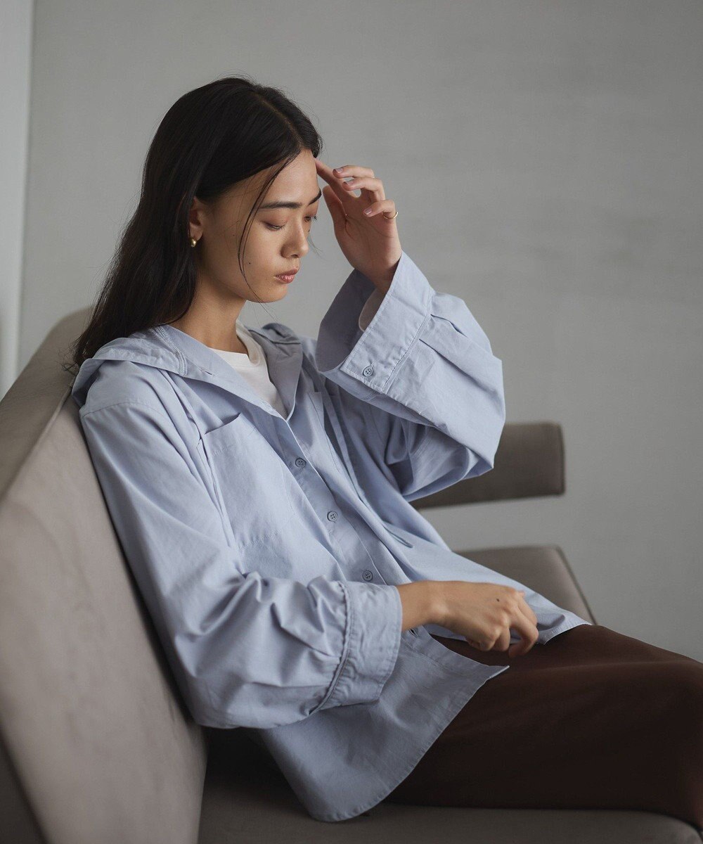 CRAFT STANDARD BOUTIQUE フーディーオーバーサイズシャツ 