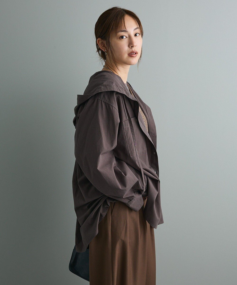 CRAFT STANDARD BOUTIQUE フーディーオーバーサイズシャツ 