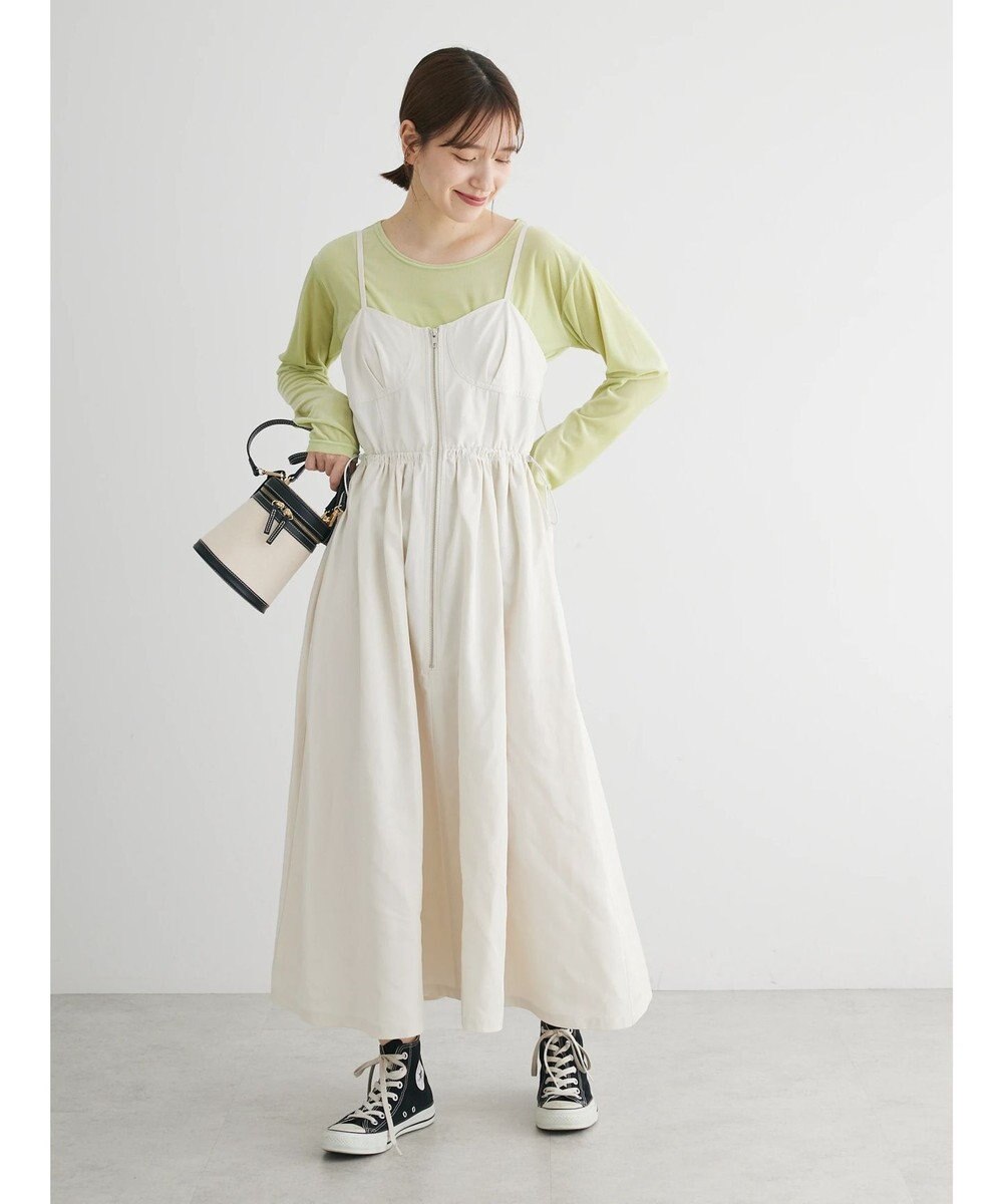 Green Parks ・ＳＵＧＡＲ　ＳＰＯＯＮ　コルセット風キャミワンピース 