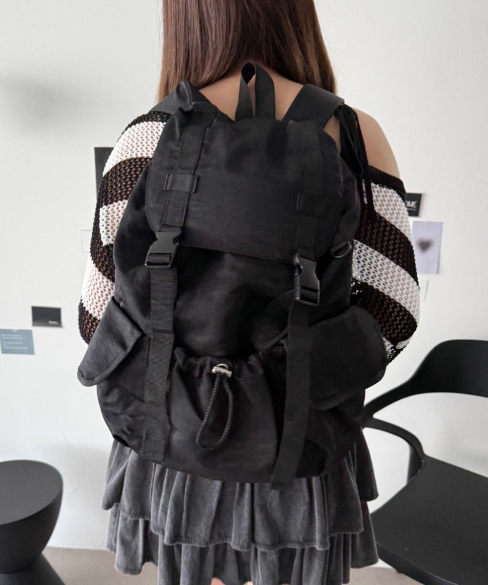 WEGO 【ユニセックス着用ITEM】3ポケットフラップリュック 