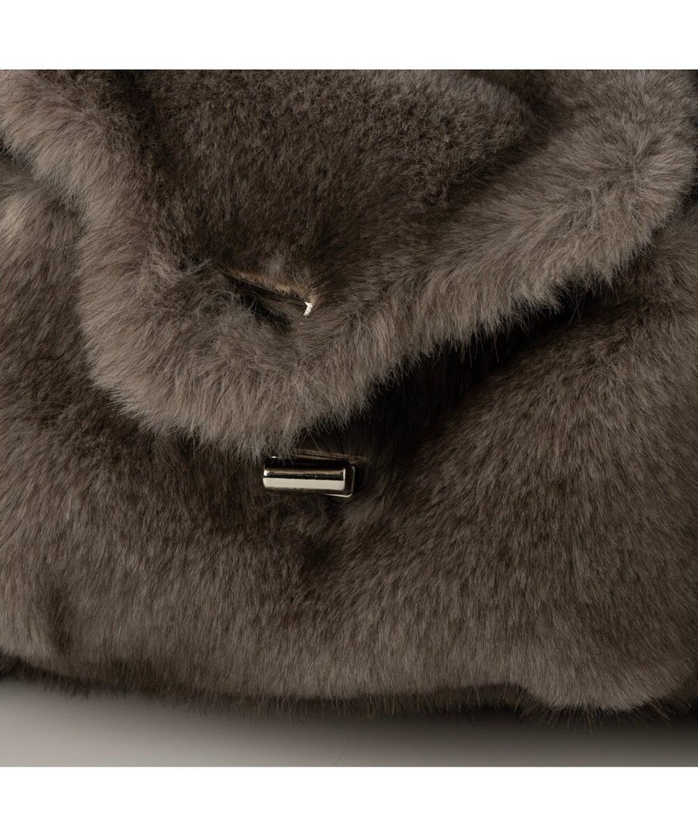 UNBILLION カシュカシュ cachecache / フェイクファーフラップポケット付き2wayショルダー 