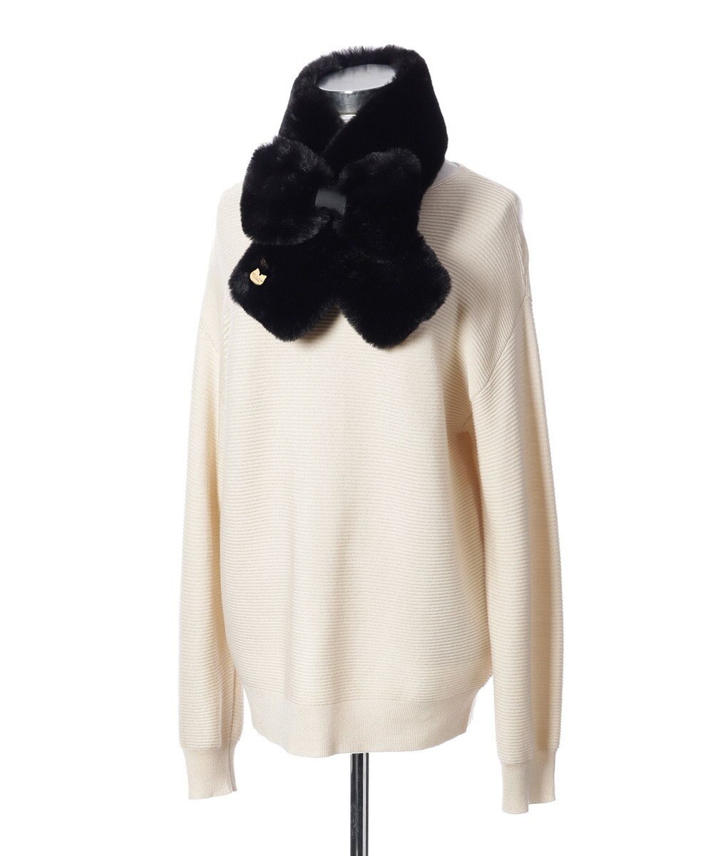 MOONBAT 【新色追加】PAUL & JOE ACCESSOIRES フェイクファーリボンマフラー 