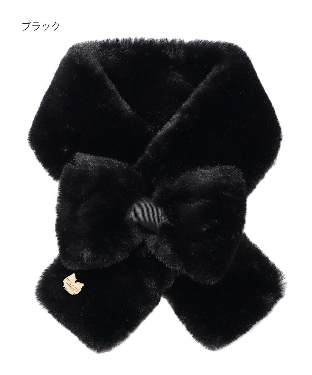 MOONBAT 【新色追加】PAUL & JOE ACCESSOIRES フェイクファーリボンマフラー 