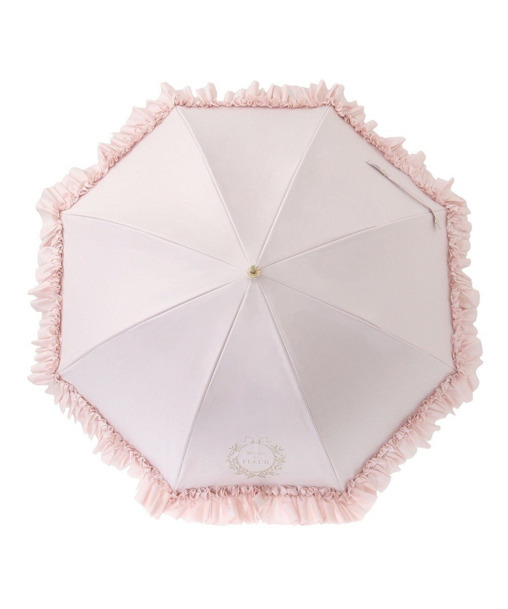Maison de FLEUR 遮光&UV CUT フリル傘 