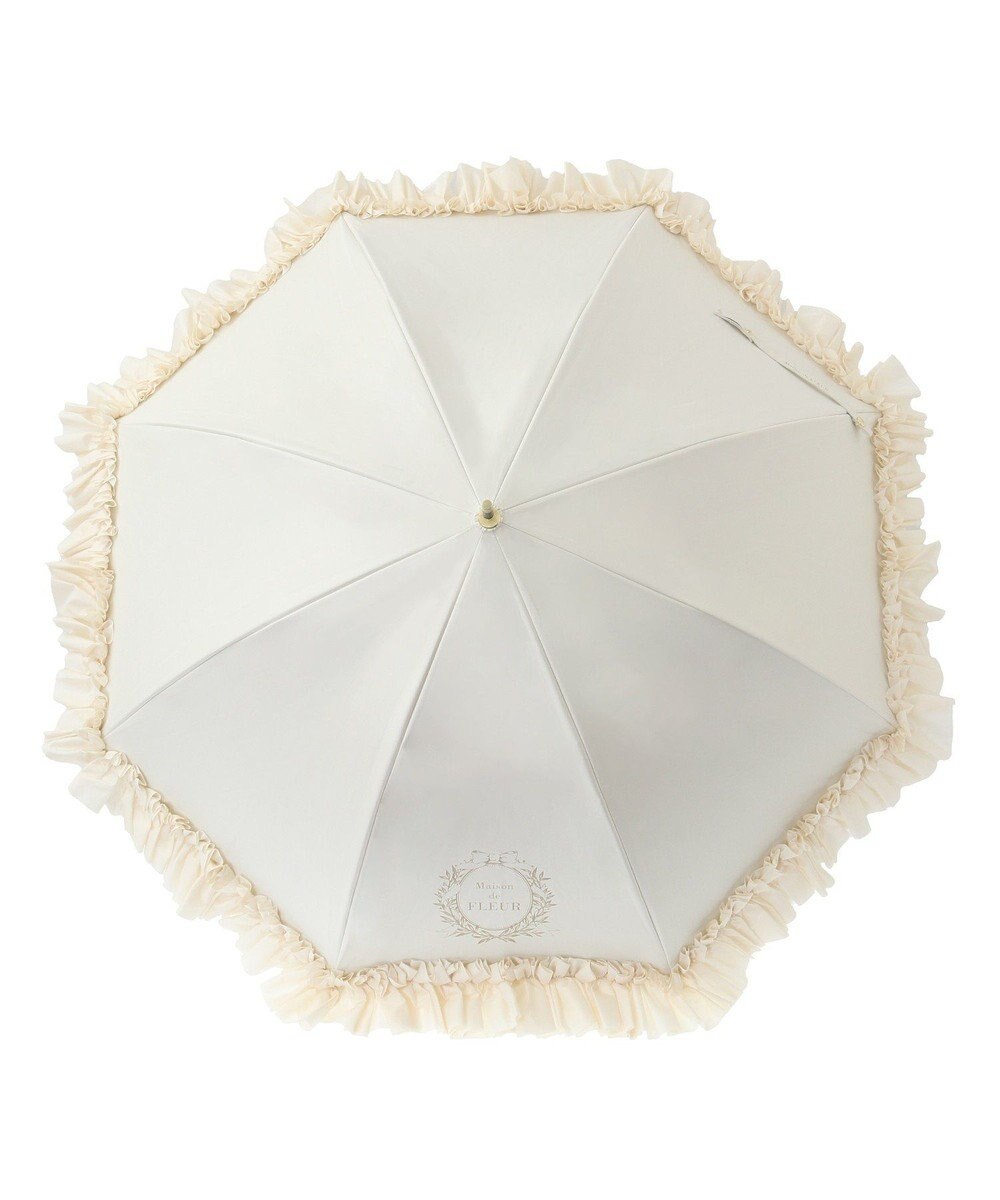 Maison de FLEUR 遮光&UV CUT フリル傘 