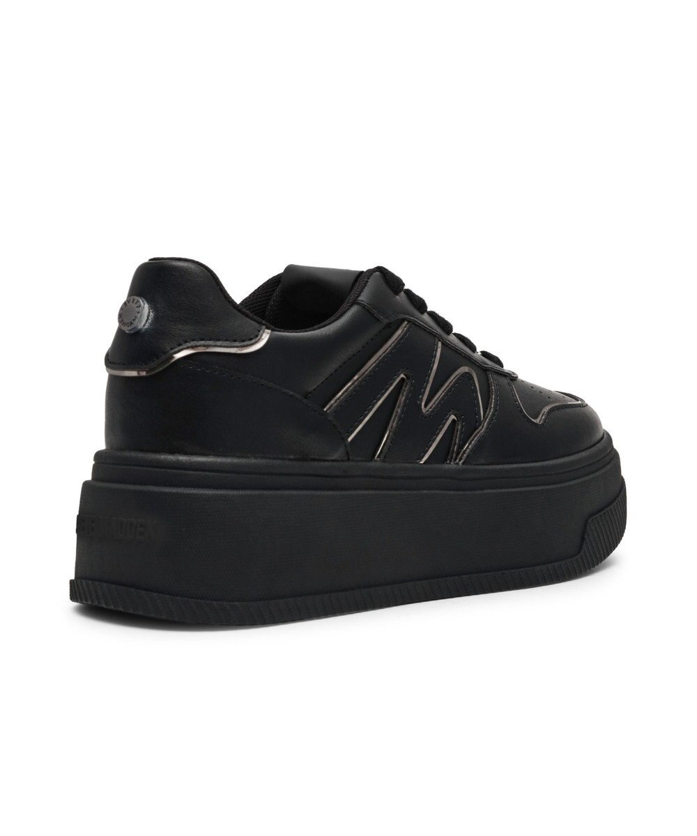 STEVE MADDEN DYNAMO メタルライン厚底スニーカー 