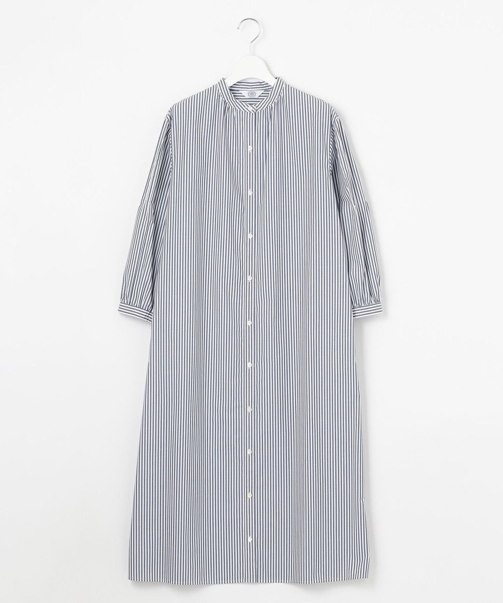 J.PRESS LADIES L 【WEB限定カラーあり・洗える・接触冷感・UVカット・イージーケア】 エステネージュストライプ ワンピース 