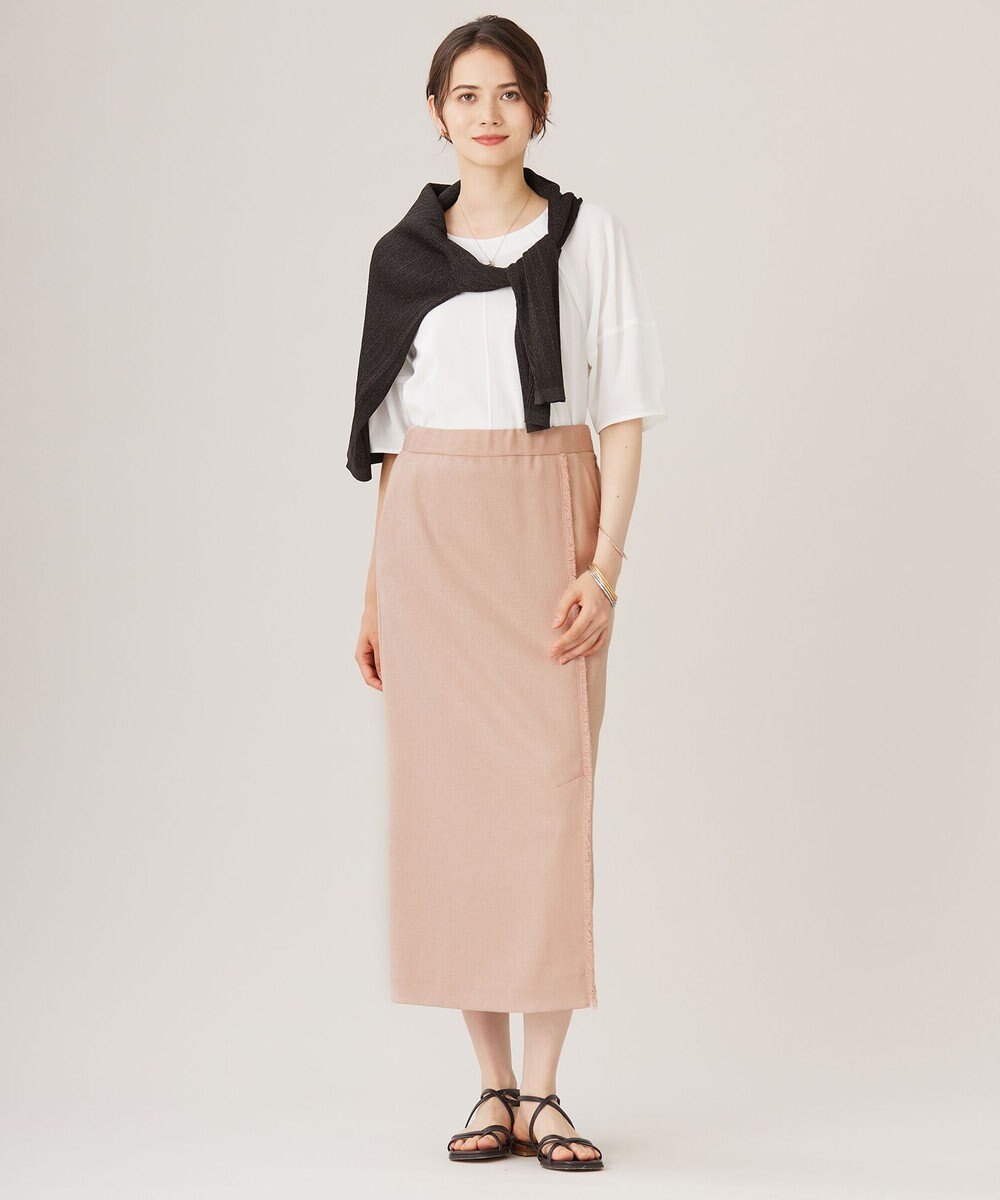 自由区 【カタログ掲載・アンサンブル対応・洗える】グリッターリブ カーディガン 